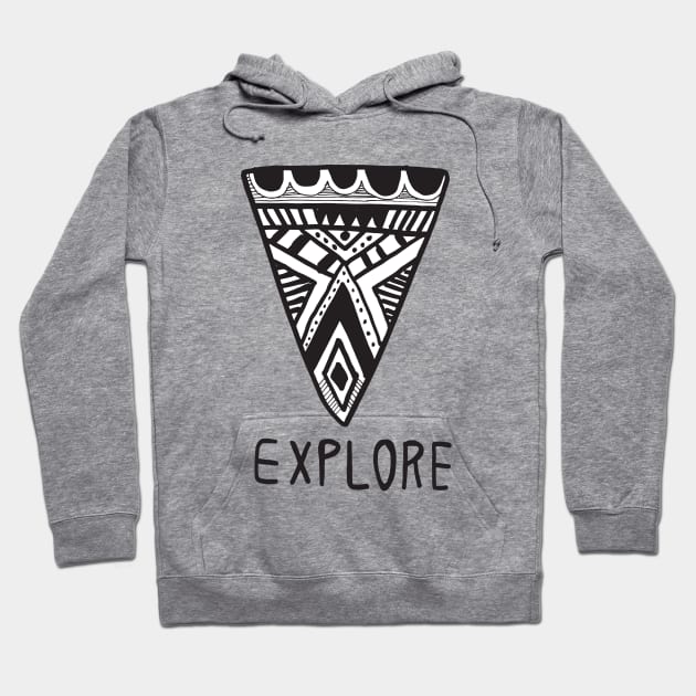 Explore travel the world mindset Hoodie by vasarenar